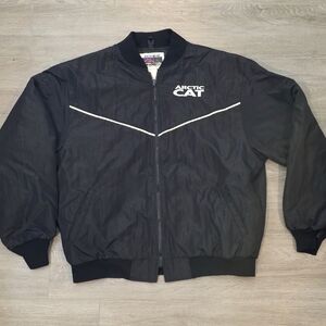 Vintage Artic Cat Bomber Jacket Mens Size XL